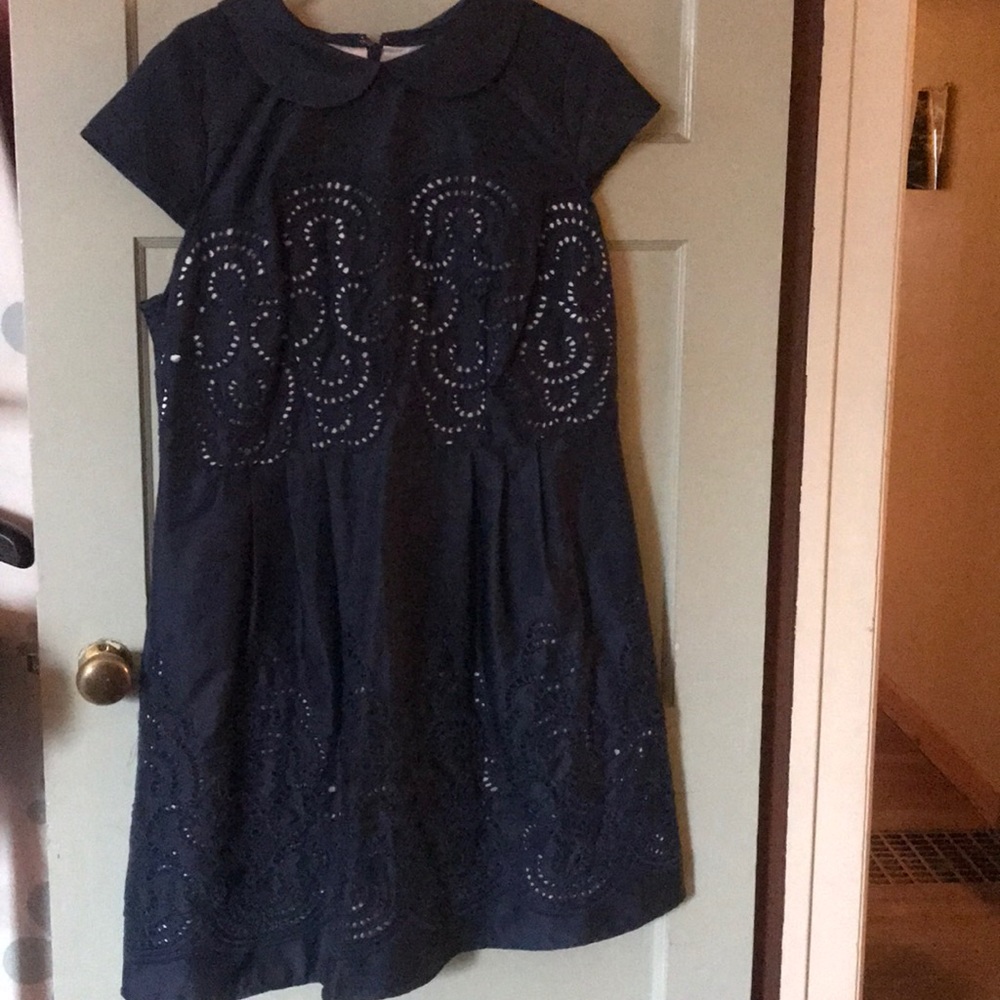 Modcloth chichi london dress navy